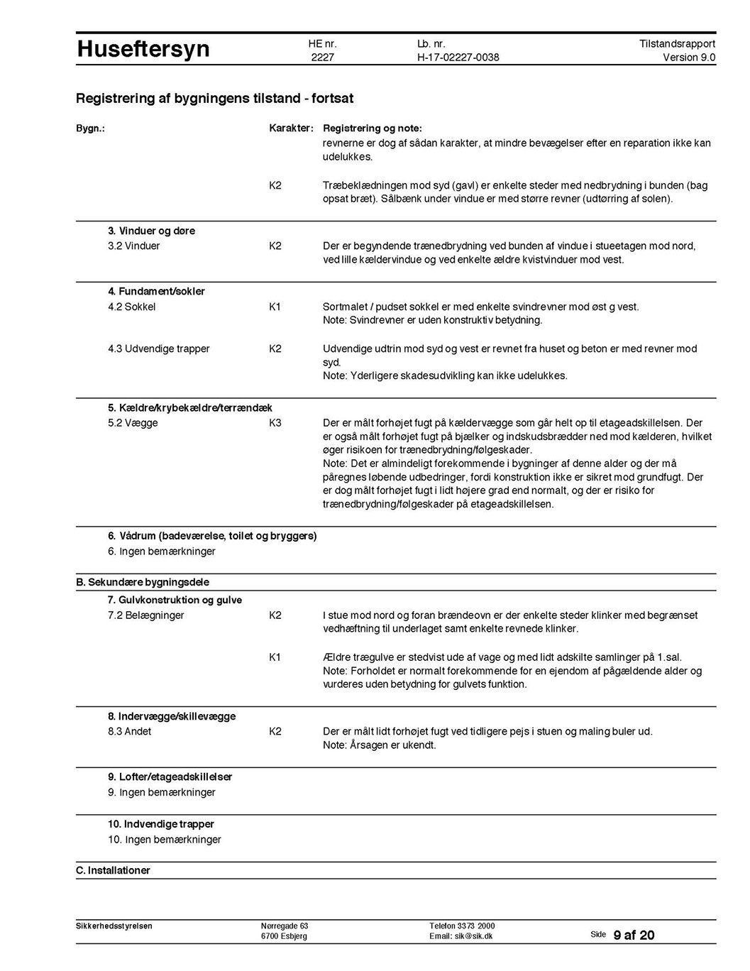 Tilstandsrapport